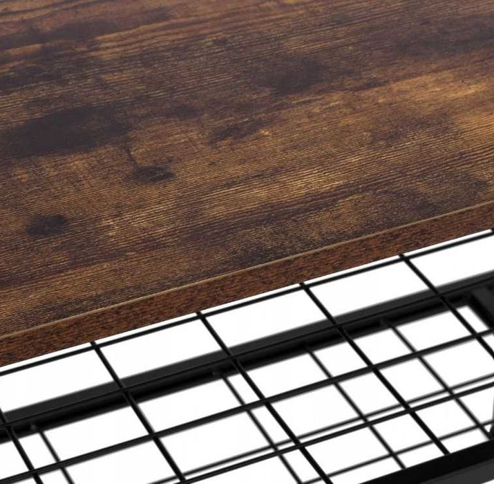 Wieszak Stojak Podłogowy na Ubrania Akcesoria Buty Loft Rustykalny