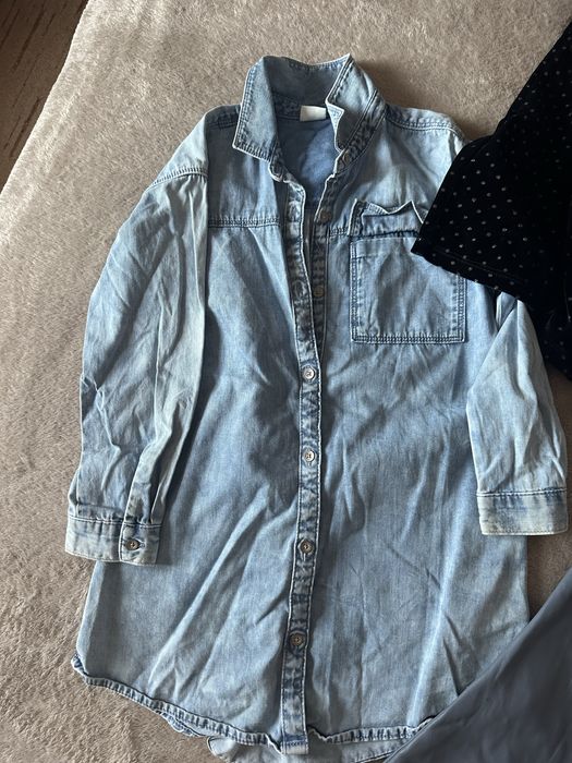 Сукня джинсова велюрова шкіряна лосіни кльош гольф в рубчик zara next