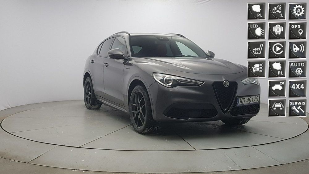 Alfa Romeo Stelvio 2.0 Turbo Veloce Q4! Z polskiego salonu! Faktura VAT!