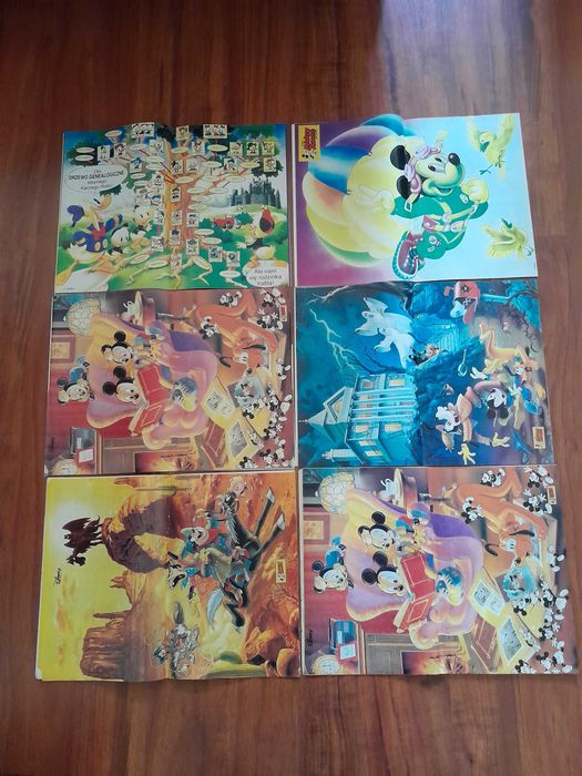 Komiksy Mickey Mouse z plakatami