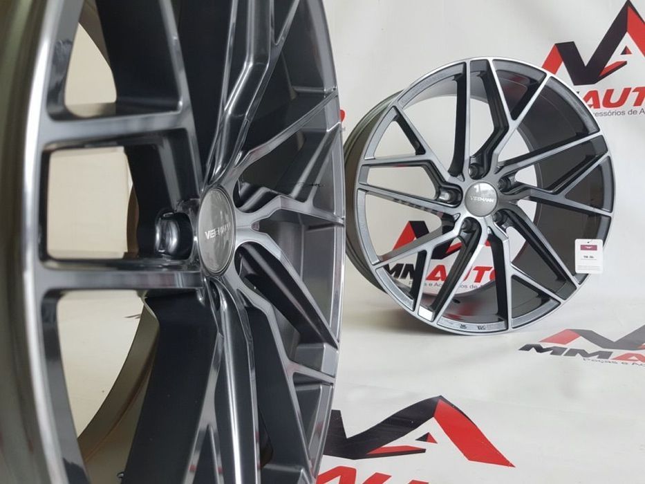 Jantes Veemann V-FS44 Graphite Smoke Machined 19