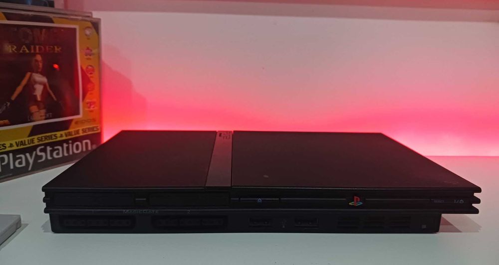 Playstation 2 + Jogos Tom Raider