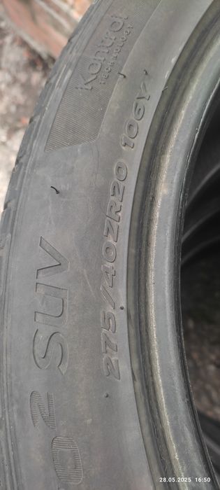 Резина 275/40ZR-20 106Y Hankook