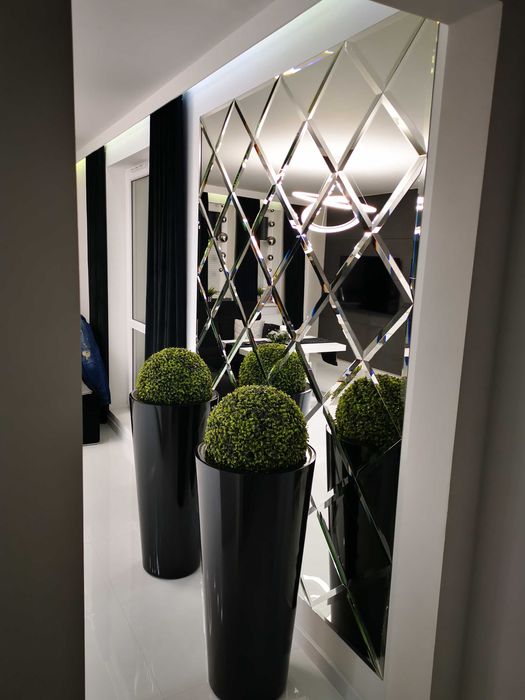 Lustra kafelki fazowane, płytki lustrzane, Glamour lustro fazowane