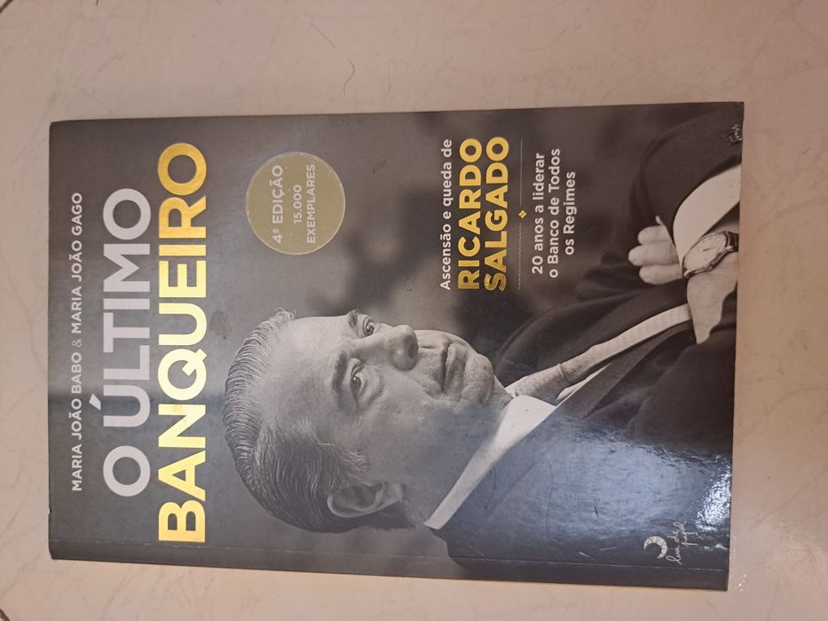 Livro "O último Banqueiro Ricardo Salgado"