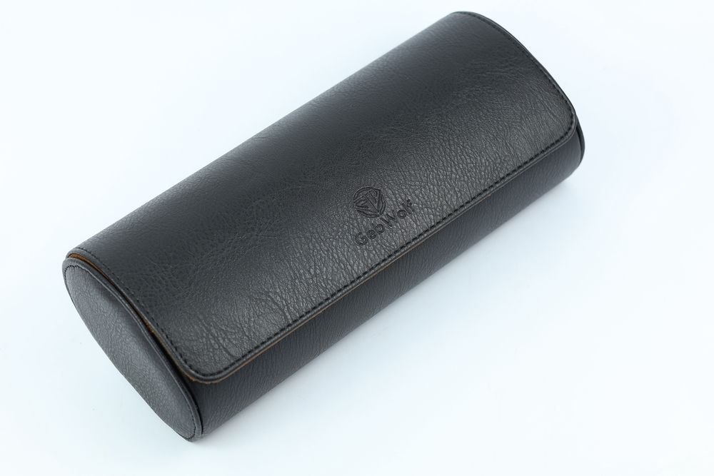 Etui na zegarki (3 sloty) marki Geb Wolf w kolorze czarnym