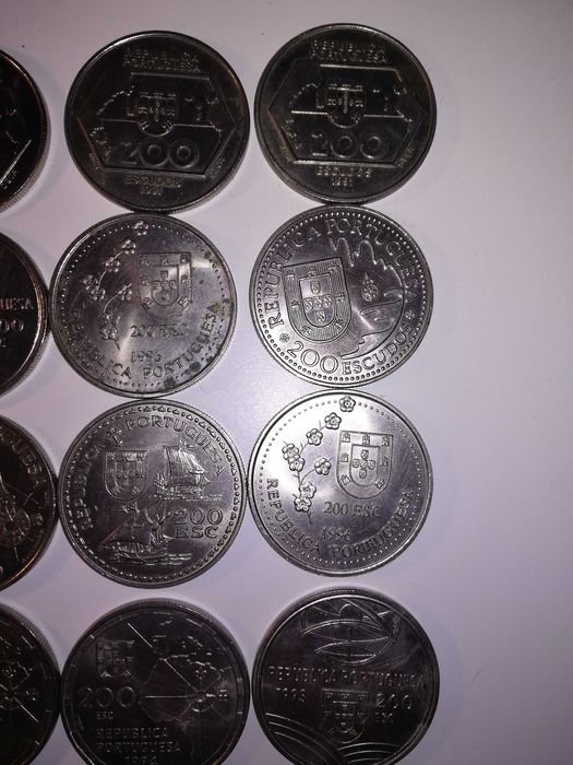 Moedas 200 Escudos Portugal