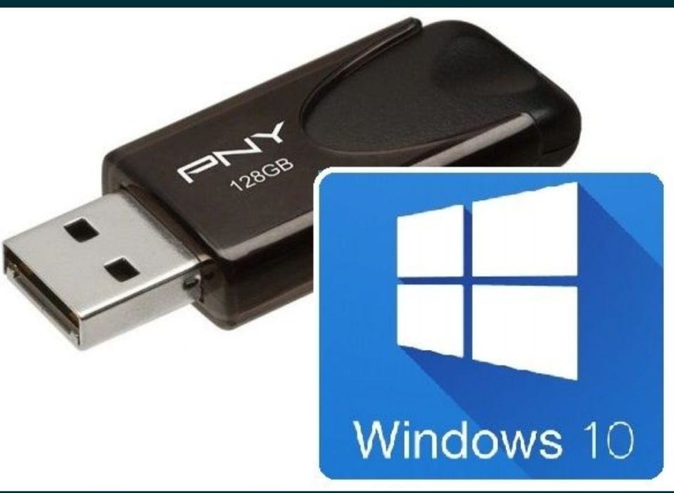 Pendrive PNY 128GB windows 10 system operacyjny instalka starter usb