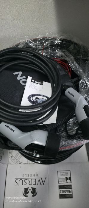 Cabo AC Carregador Veículos Eléctricos