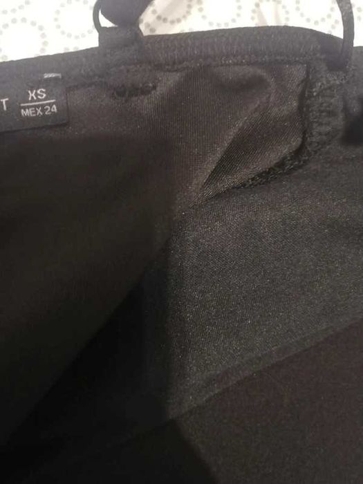 Macacão curto estilo calção lindíssimo preto tamanho XS