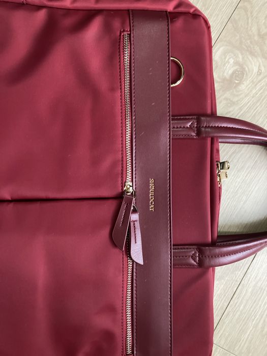 Torba na laptopa bordowa