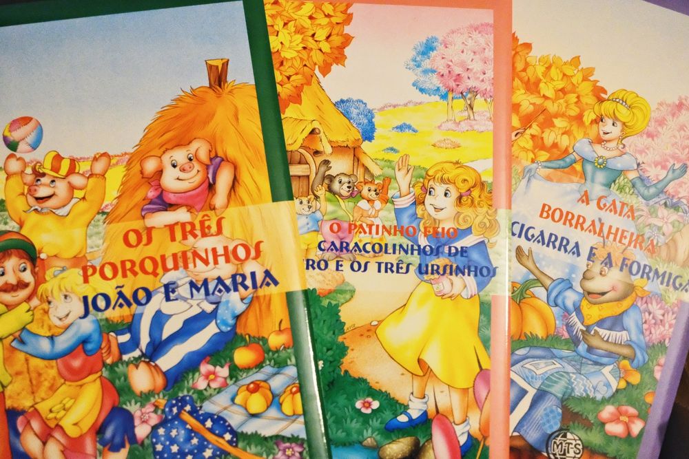 Arco-íris - 6 livros - contos e fábulas