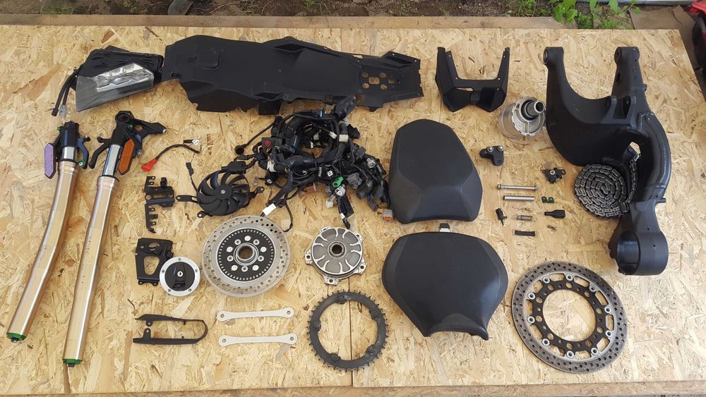 Ninja H2 SX se czujnik wiazka wentyalator przelacznik manetka lampa