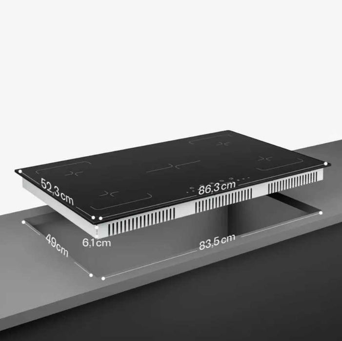 Індукційна плита вбудована Klarstein Velaire 90см Индукционная плита