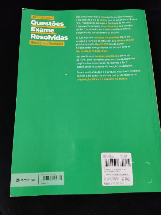 Preparação para Exames 10/11 Biologia e Geologia