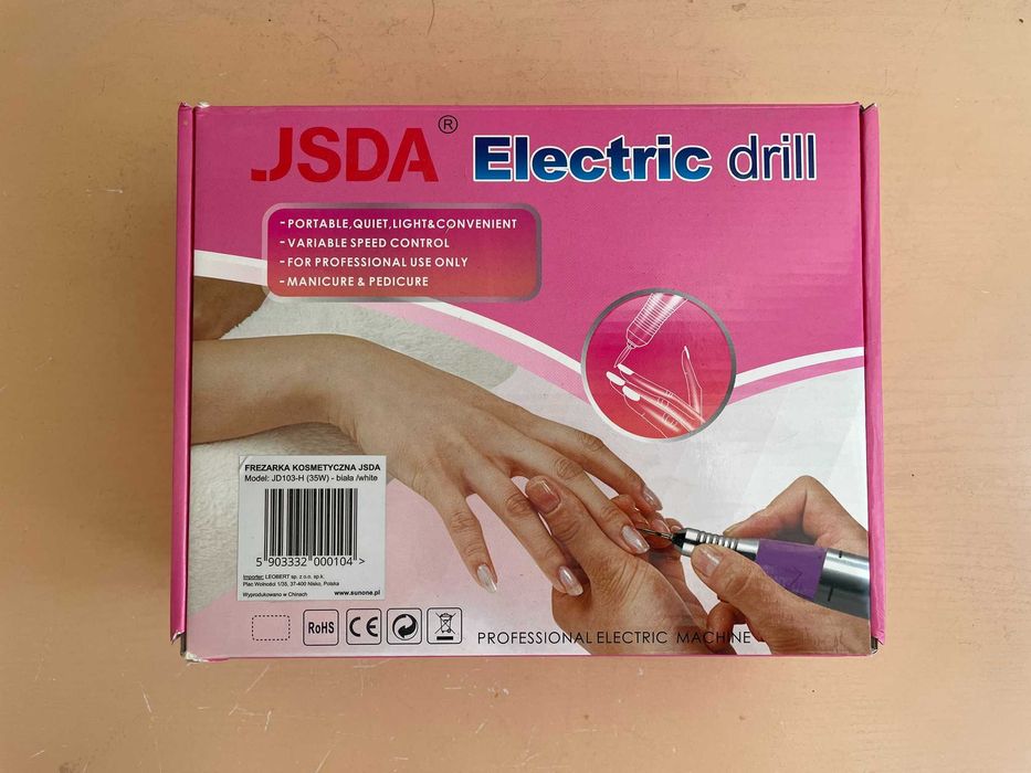 Frezarka do paznokci + 14 frezów