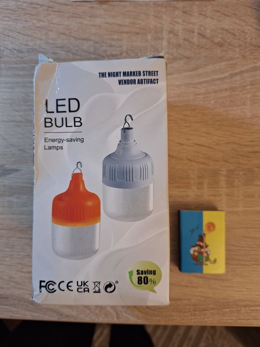 лампа акумуляторна кемпинг 80w, 180w