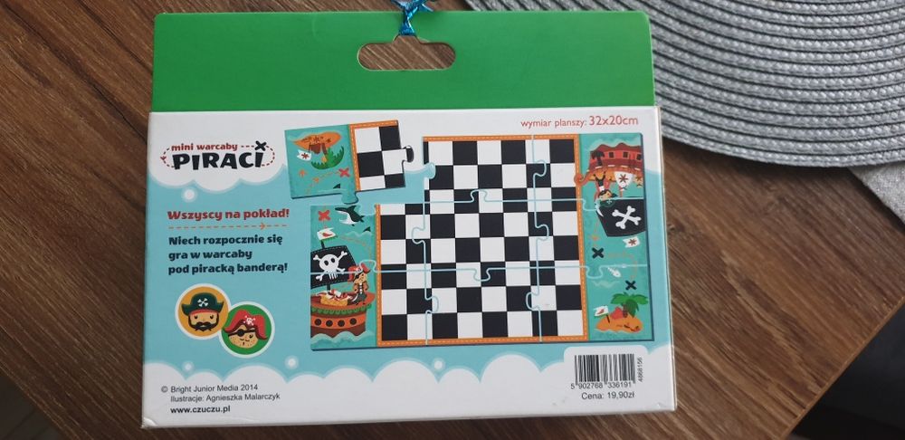 Gra mini warcaby Piraci