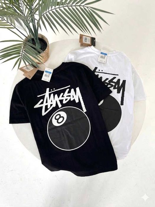 Stussy Новая Футболка » 8 Ball Te » Большой Принт Стусси » XS-XXL