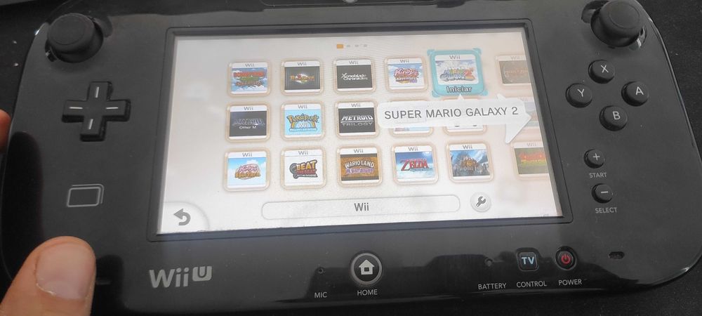 Wii U DEsbloqueada - Disco Externo 1 TB - SD 32 GB -