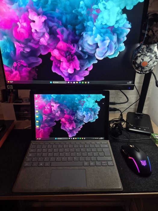 Portátil Microsoft Surface Pro 6 capa Platina | i5 8th Gen | 8GB RAM  | 256GB SSD + 512GB micro SD