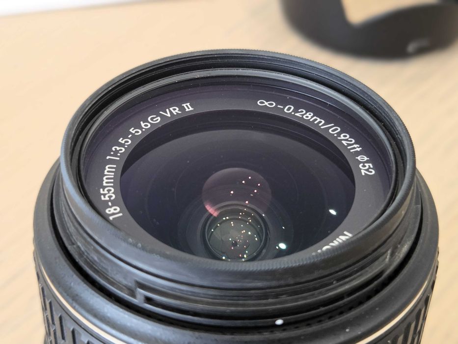 Objetiva Nikon AF-S DX 18-55mm VR II + filtro UV