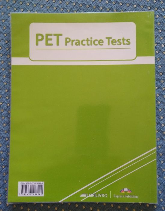"PET for Schools: Practice Tests. Student's Book" - As New!64750948579329121
