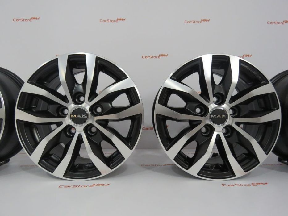 Jantes MAK Load 5 ICE Black 16 x 6.5 et55 5x118 Fiat Ducato Autocarava