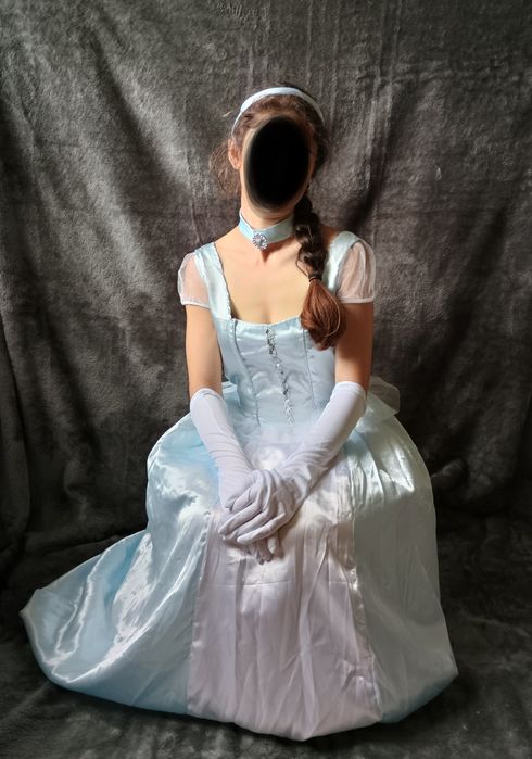 Kostium dla dorosłych Cinderella Księżniczka Kopciuszek