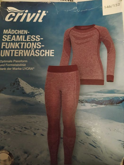 Функциональное термобелье для девочки Crivit Pro, 134/152 см.