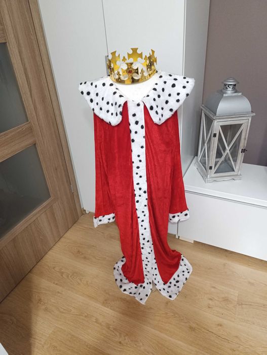NOWY strój karnawałowy szata KRÓL KRÓLA kostium jasełka 158/164 (19)