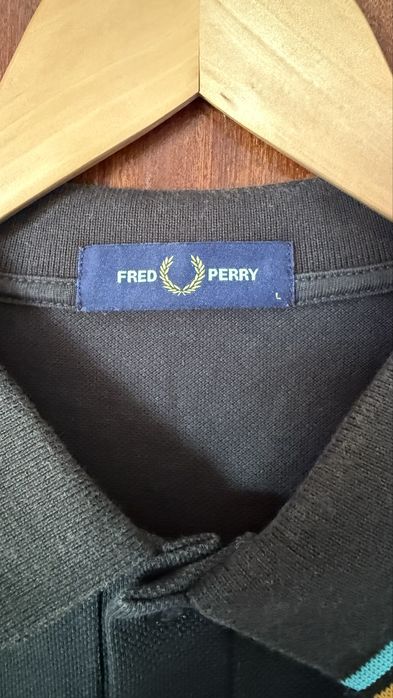 Polo Fred Perry verde tamanho L