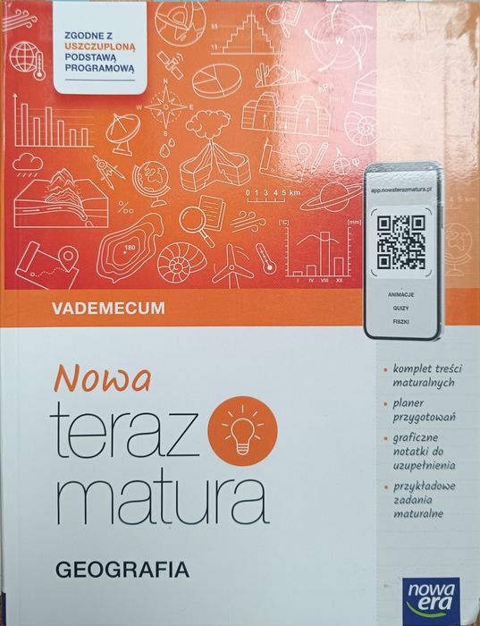 Sprzedam używane Vademecum „Nowa Teraz Matura – Geografia” wydawnictwa Nowa Era