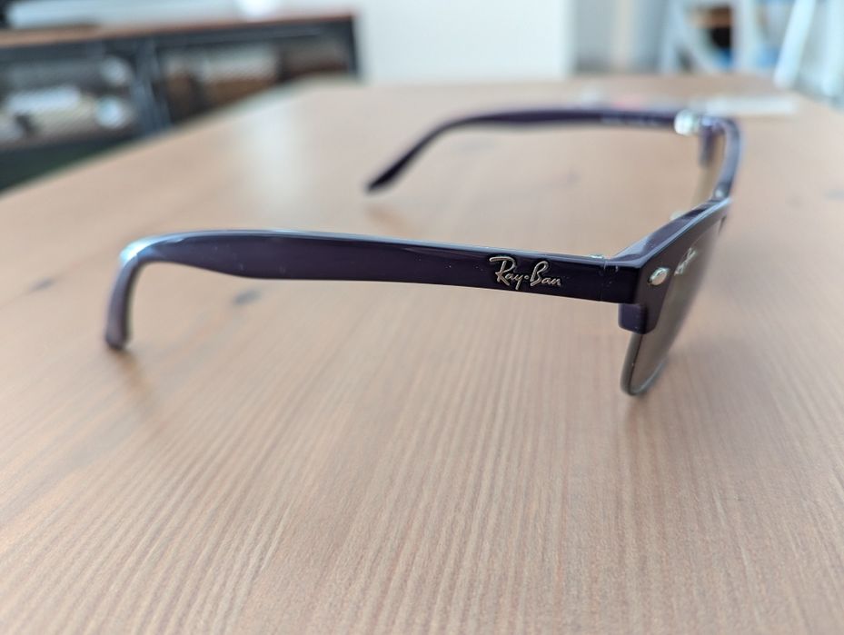 Okulary Ray-Ban ciemny fiolet