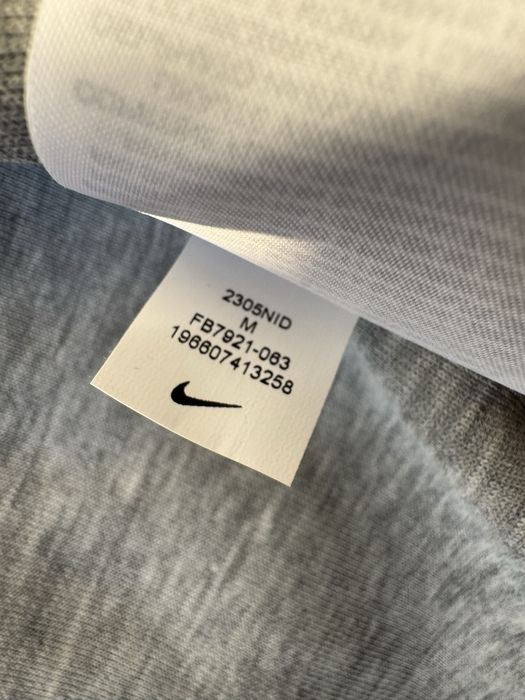 Толстовка чоловіча Nike Tech Fleece Full-Zip Hoodie Grey FB7921-063