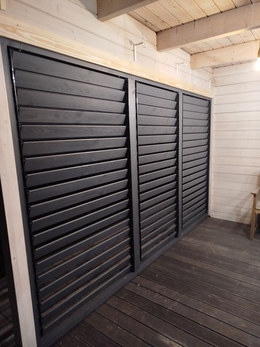 Shutters żaluzja ruchome deseczki
