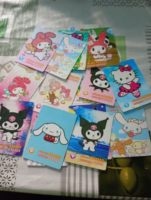 Karty sanrio zestaw