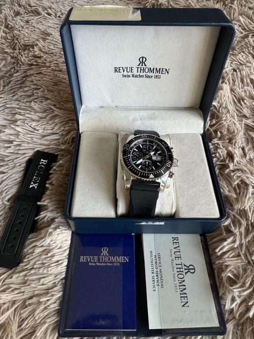 Zegarek męski Revue Thommen Diver Chrono super stan