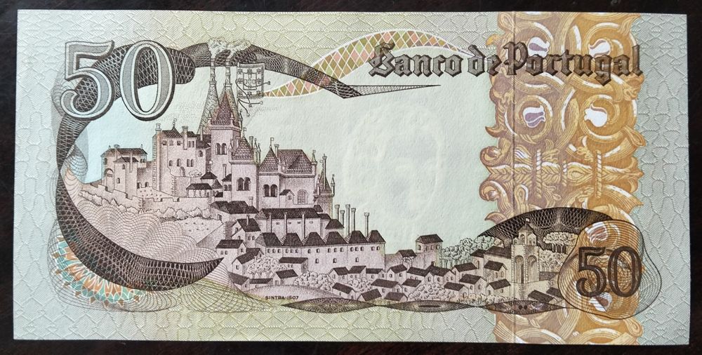 Nota Substituição 50$ 1980 "OT" Infanta D. Maria Estado Nova UNC