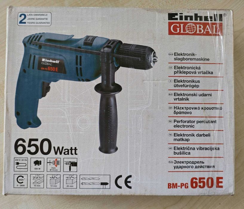 Дриль ударний Einhell bm-pg 650e