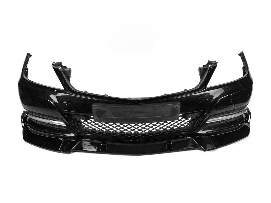 Mercedes C-class W204 2007-2015рр. Накладка на передній бампер DPT Lip