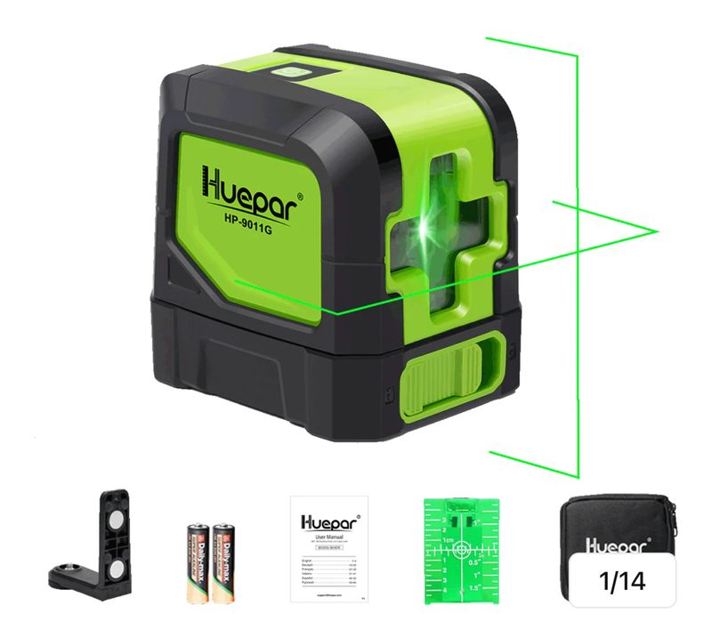 Poziomica laserowa Huepar 9011G