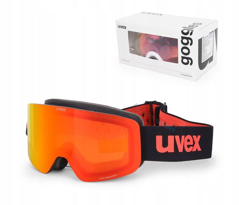 Uvex Dziecięce Młodzieżowe Gogle Narciarskie Snowboardowe S2