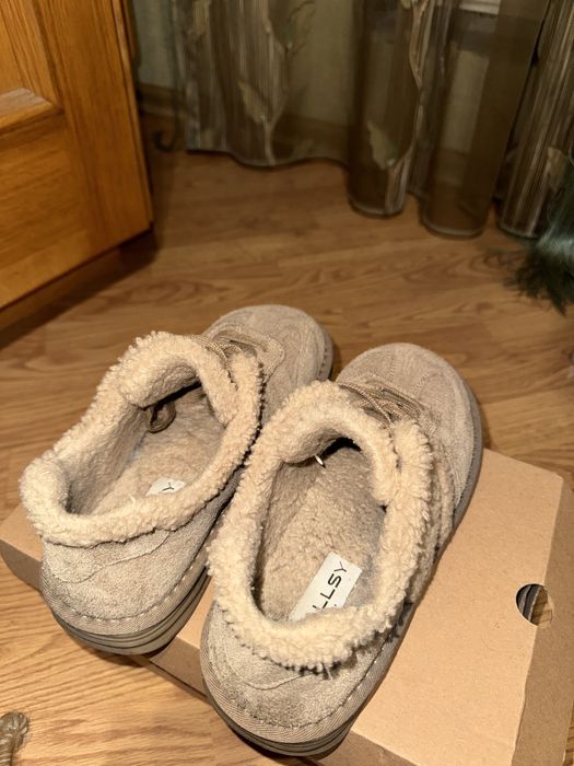 Кеди зимові коричневі