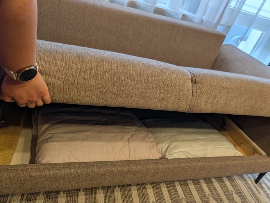 Narożnik z funkcją spania