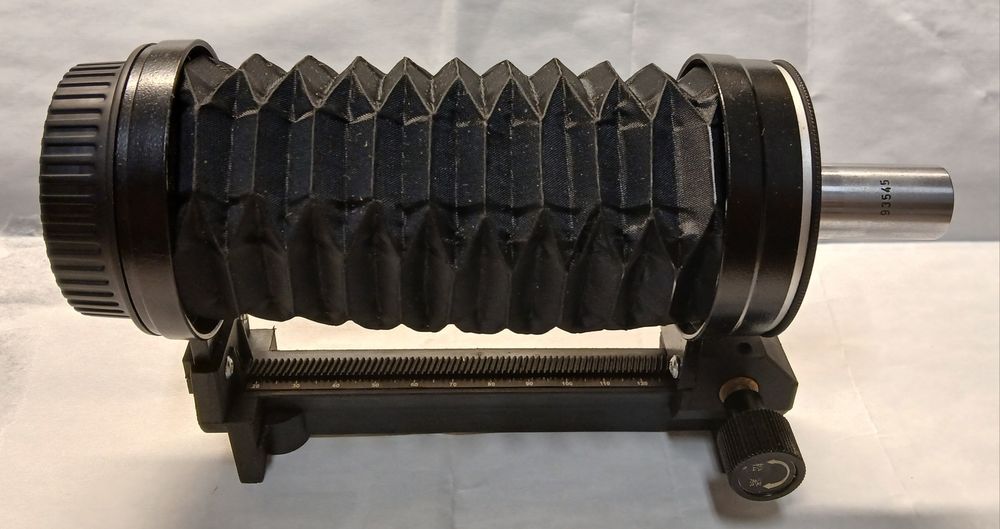 Fole de extensão para Canon com lente de microscópio