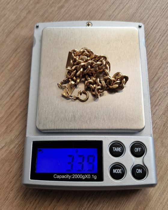 Pulseira em Ouro Malha Barbela 19.2k