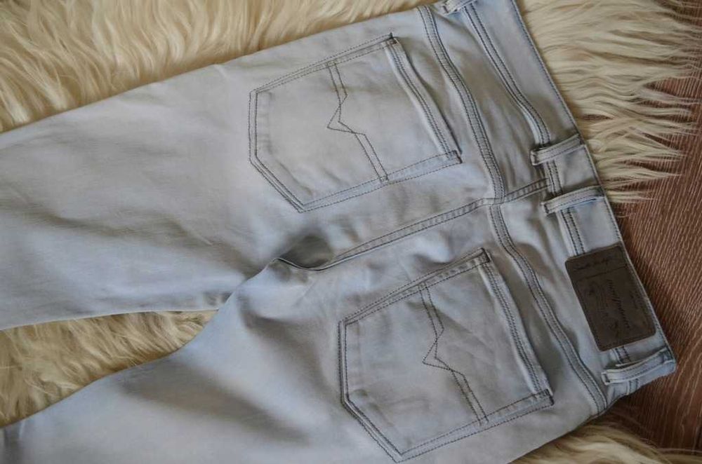 DIESEL SLEENKER Blue Sky W30 L34 L36 slim skinny rurki W31 streetwear