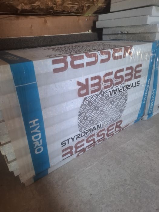 Nowy Styropian BESSER HYDRO λ=0,036 W/mk 10 cm  od ręki 399 za m 3