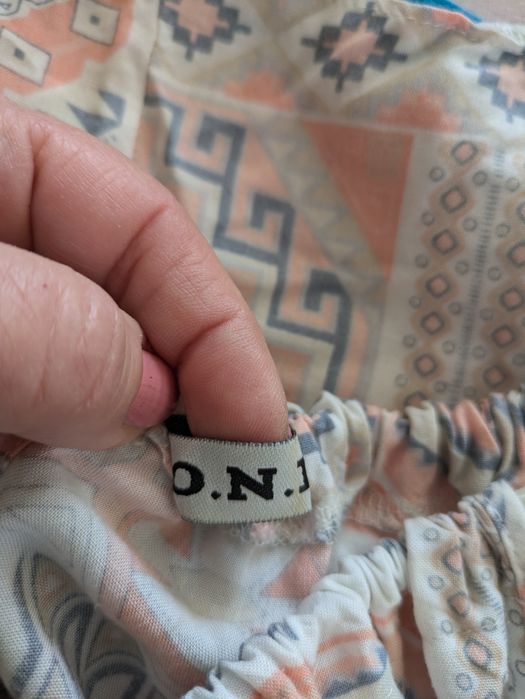 Bluzka na ramiączkach, marszczona, wiskoza  O.N.E.  Oversize